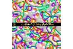 Abstract 3D Glossy Digital Papers 1 Product Image 7