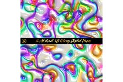 Abstract 3D Glossy Digital Papers 1 Product Image 11