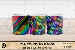 3D Mug Sublimation Designs , Abstract 3D Gel Sublimation Mug Product Image 1