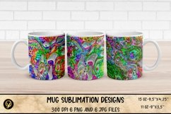 Mug Sublimation Designs , Abstract Sublimation Mug Product Image 1