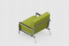 Isometric Arm Chair 3D isolated render Product Image 1