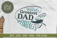 fathers day svg, dad svg, worlds greatest dad ofishally svg Product Image 5