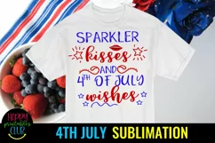 Sparkler Kisses 4th July Sublimation I July 4 Sublimation Product Image 2