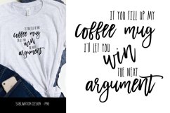 Sublimation Design - Coffee Quote Product Image 1
