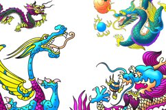 Digital Scrapbooking Kit - Chinese Dragons Product Image 2