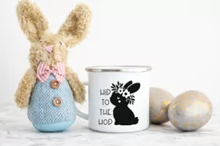 Hip to the hop SVG, EPS, PNG. Easter bunny quote. Product Image 2