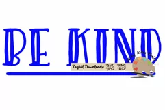 Be Kind quote svg, Kindness decal for back to school walls Product Image 2