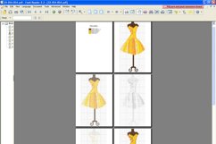 Yellow Dress - PDF Cross Stitch Pattern Product Image 2