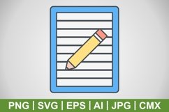 Vector Post it Icon Product Image 1