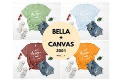Mockup Bundle Bella Canvas 3001 T-Shirt Flat Lay Bundle Product Image 1