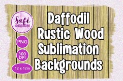 Rustic Wood Sublimation Backgrounds in Daffodil Product Image 2