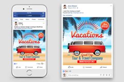 Tour Travel Facebook Post Banner Product Image 2