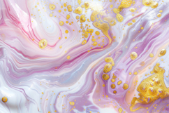 Abstract Pink And Gold Liquid Marble Background Wallpaper Product Image 1