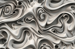 3D Rendered Abstract Gray Art Background Wallpaper Product Image 1