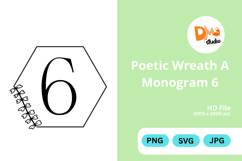 Poetic Wreath Monogram Logo Product Image 1