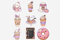 Boo Brew Cafe Clipart Bundle Product Image 6