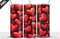 Valentines Love Skinny Tumbler PNG Wrap| Valentines Tumbler Product Image 2