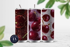 Glitter Coquette Cherry Pattern | Sparkly Glam Texture Paper Product Image 2