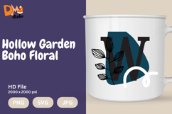 Hollow Garden Boho Floral Monogram Product Image 1