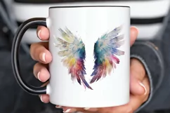 Watercolor Angel's Wings PNG Clipart Product Image 3