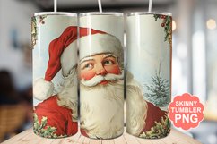 Santa Christmas Tumbler | Christmas Tumbler Wrap Product Image 1