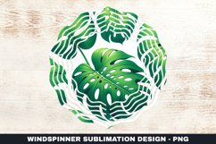 Leaves Wind Spinner Sublimation Design Product Image 1