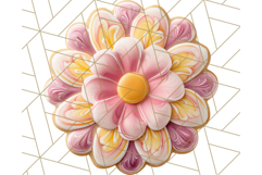 Summer Cookie Png, Bee, Butterfly &amp; Flower Cookie Clipart Product Image 5