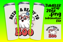 20oz Sublimation Gift Template , Funny Ghost Product Image 1