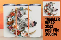 Color Splash Canines: Watercolor Tumbler Design 20oz Product Image 1