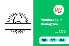Frondora Split Monogram Product Image 1