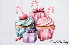 Pastel Christmas Sublimation Clipart PNG Product Image 1