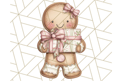 Gingerbread People Clipart, Cute Cookie PNG Illustrations Product Image 5