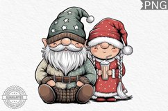 Christmas Gnome Sublimation - Clipart PNG Bundle Product Image 6
