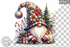 Christmas Gnome Sublimation - Clipart PNG Design Product Image 1
