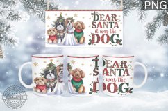 Dear Santa It was The Mug Wrap - Christmas Mug Sublimation Product Image 1