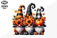 Halloween Gnomes Sublimation - Clipart PNG Design Product Image 1