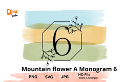 Desert Botanical Monogram Product Image 1