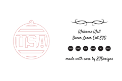 4th of July Earrings SVG Laser Cut Product Image 2