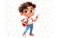 Boy Teacher Clipart PNG, Cute Male Teacher Illustration Product Image 5