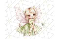 Pastel Fairies and Butterflies PNG, Spring Fantasy Clipart Product Image 5