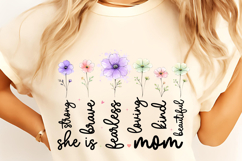Mother's Day PNG, She is Mom PNG, Boho Mama Floral PNG, Mama Product Image 15