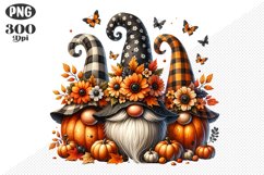 Halloween Gnomes Sublimation - Clipart PNG Design Product Image 1