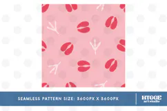 American 4th of July Hoofs and Hen Prints Seamless Pattern Product Image 2