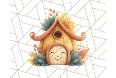 Autumn Treehouse & Woodland Cabin PNG Clipart Product Image 5