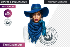 Modern Winter Girl Fashion Illustrations PNG Graphics Product Image 1