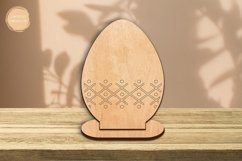 Coloring Easter Egg Laser Cut | Glowforge | SVG Product Image 1