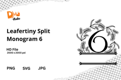 Leafertiny Split Monogram Product Image 1