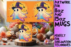 15x Ghostly Mug Wrap Bundle, Halloween 11oz &amp; 15oz, Autumn Product Image 9