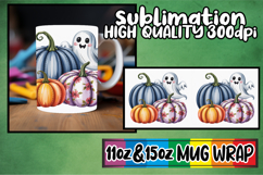 Inspiring mornings 11oz 15oz sublimation wrap, Pumpkin Water Product Image 1