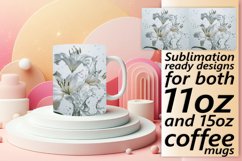 Watercolor Tranquility: Sublimation Mug Wrap 11oz Product Image 1